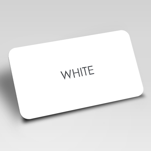 White Blank Plastic Cards (500)