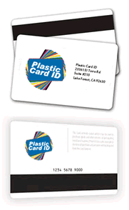 Plastic Magnetic Stripe Cards