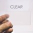 Clear Plastic Card